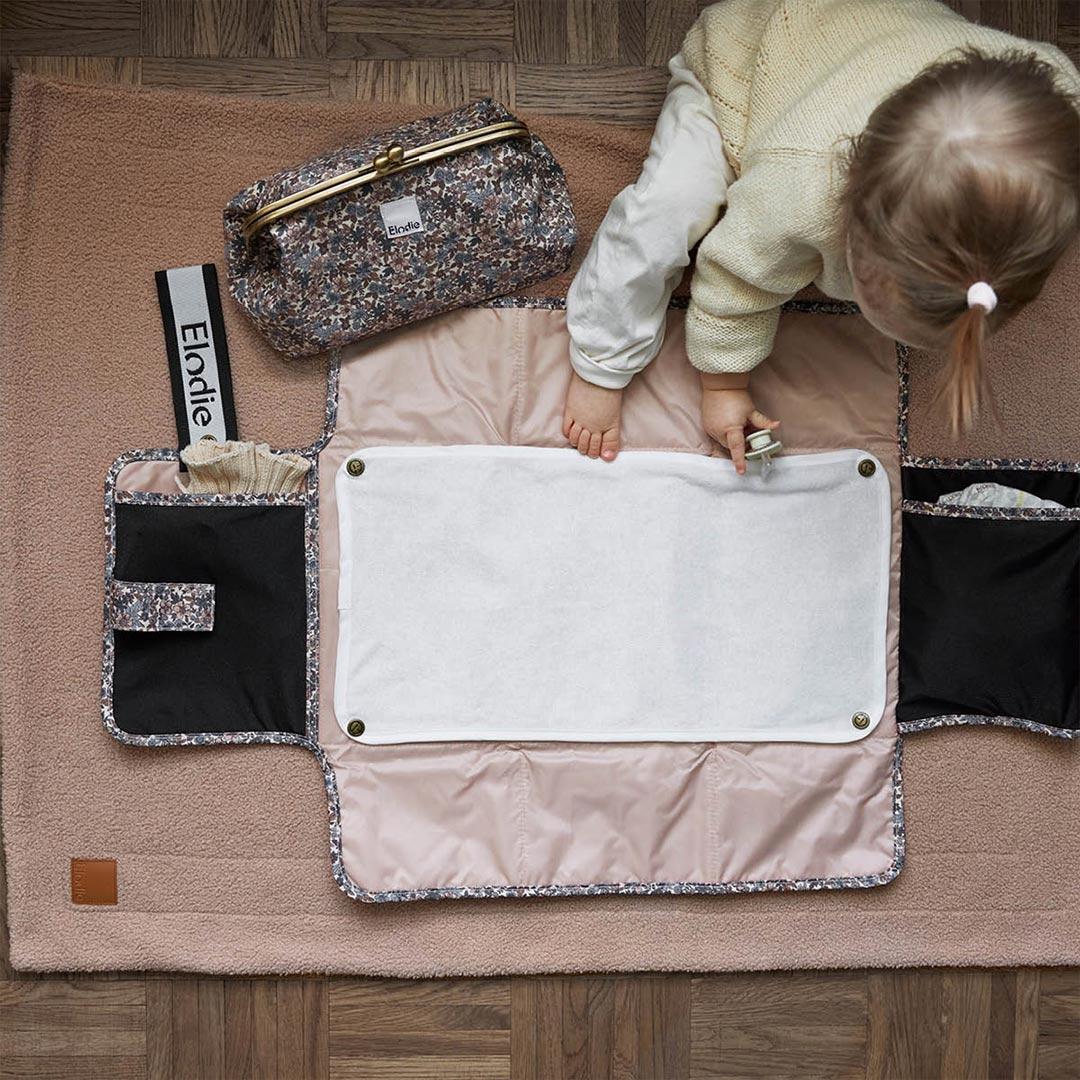 Elodie Details Zip & Go Stroller Organiser - Blue Garden