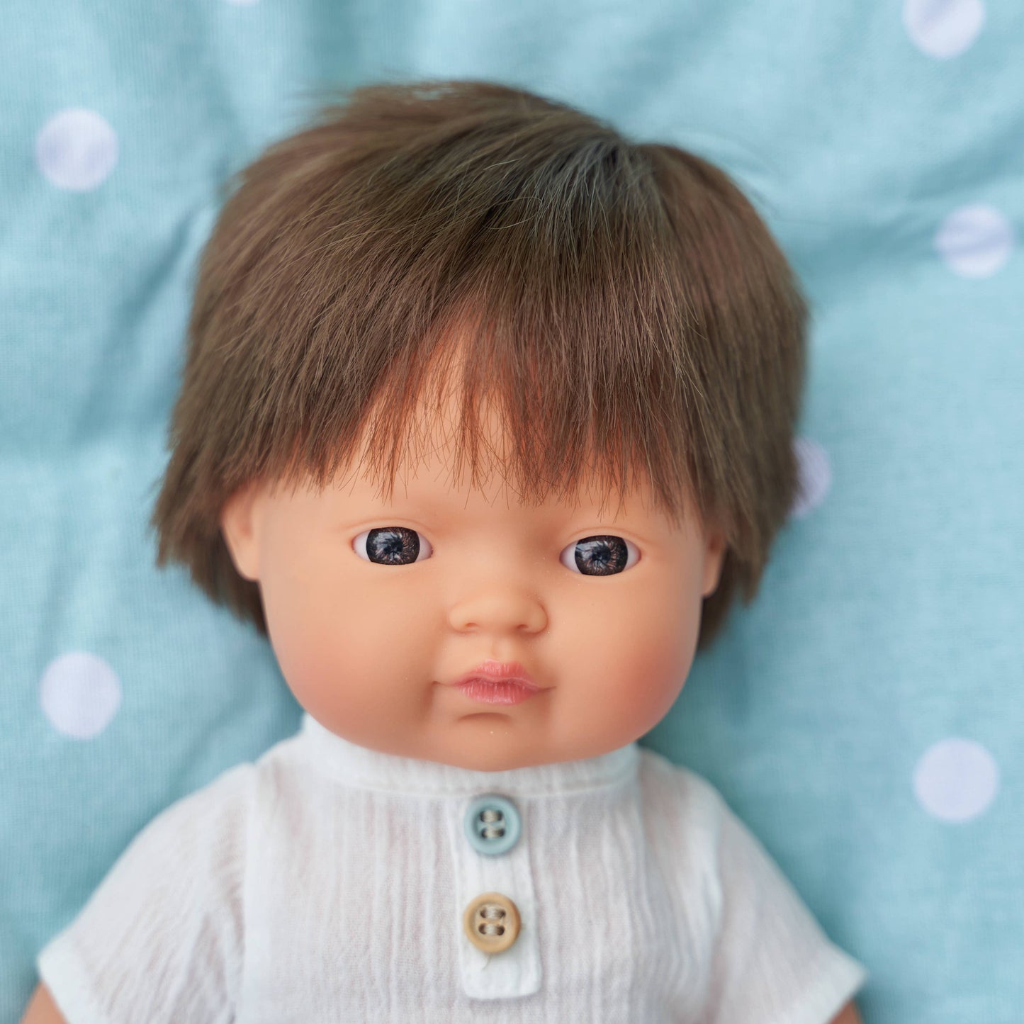 Baby Doll Brunette Boy 15" inch