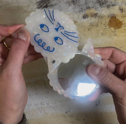 Cloud Cat Mirror