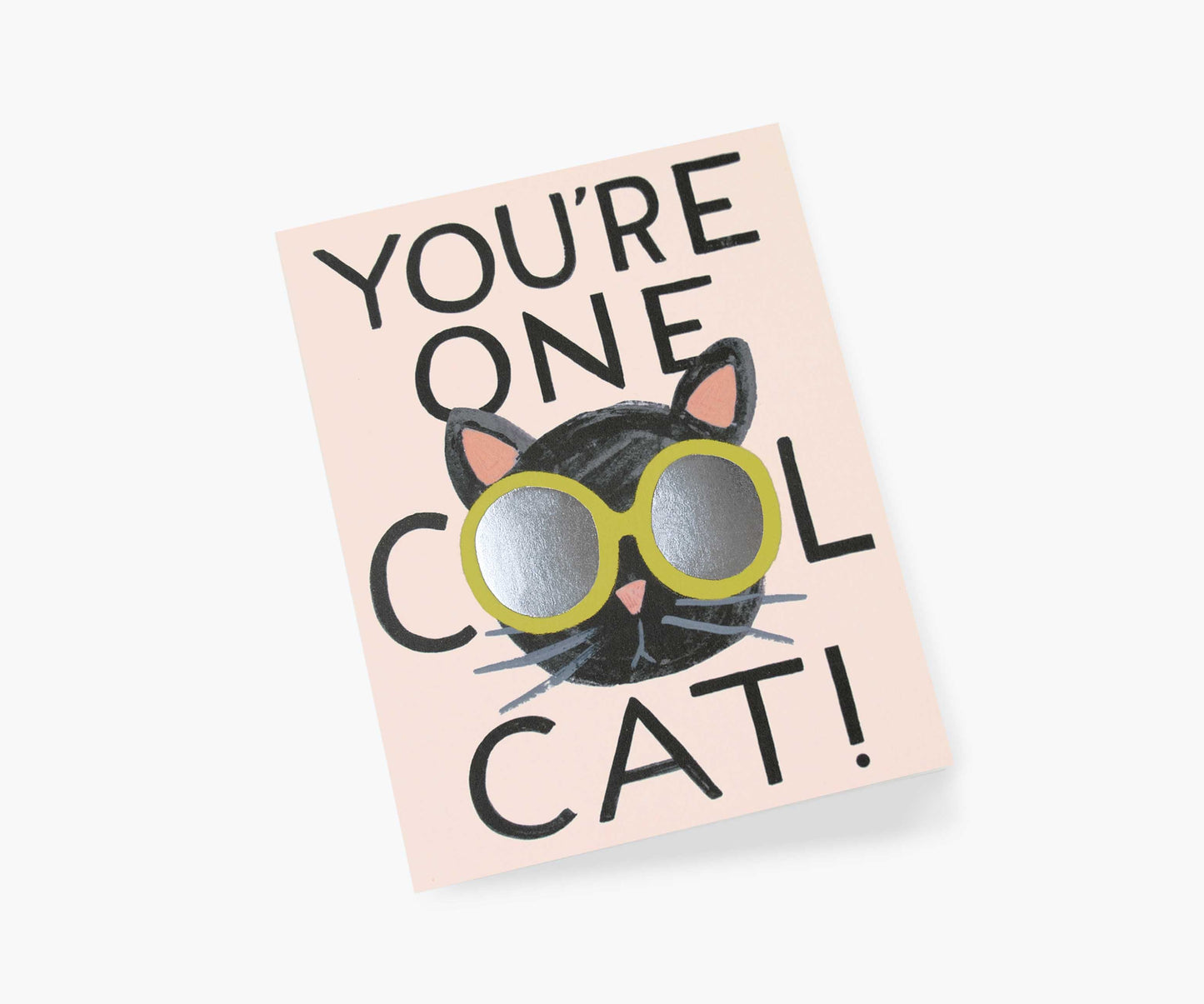 Cool Cat Love & Friendship Card - Single Card