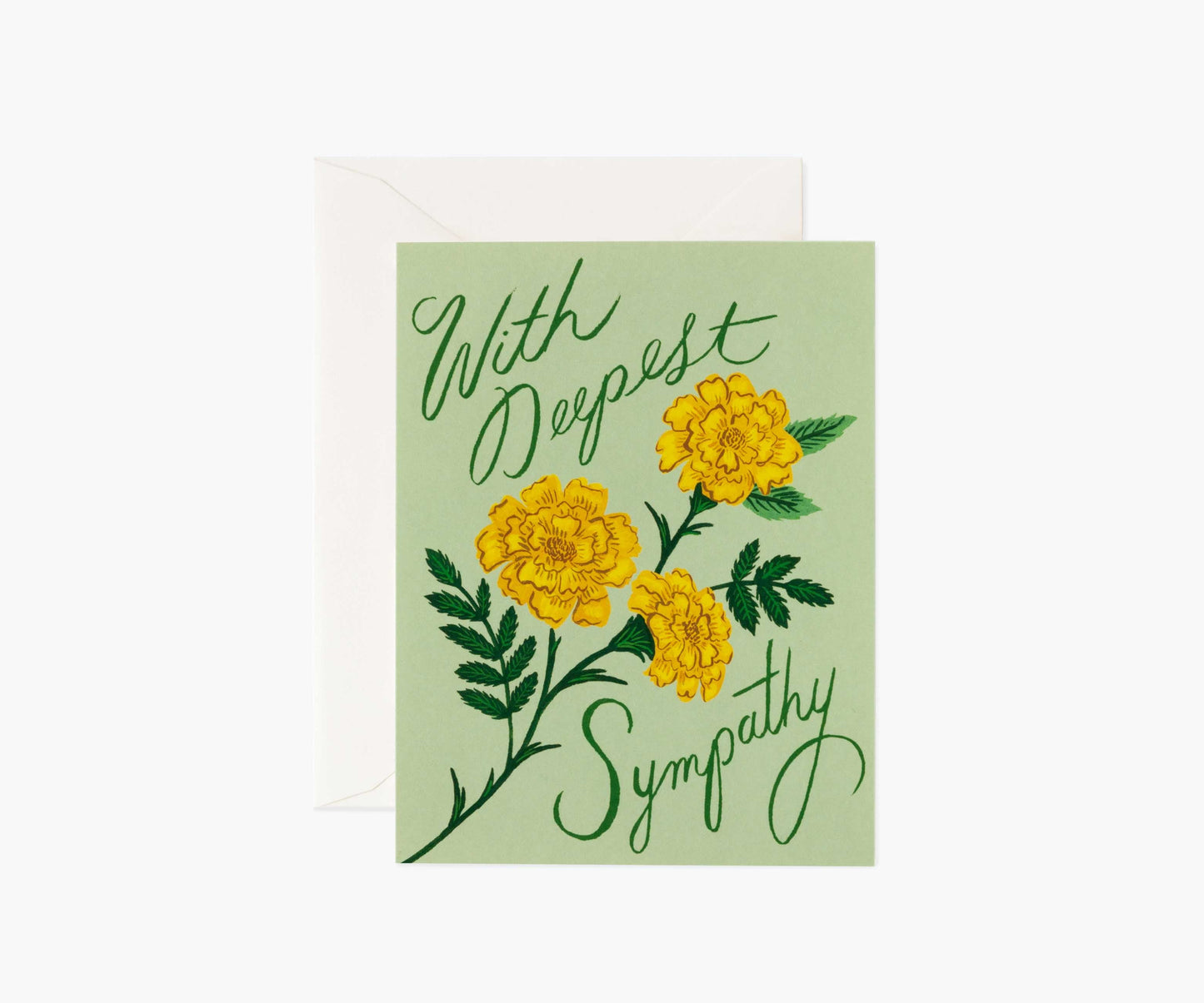 Marigold Sympathy Card - Single Card