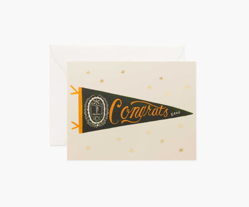 Congrats Pennant Congrats Card - Single Card
