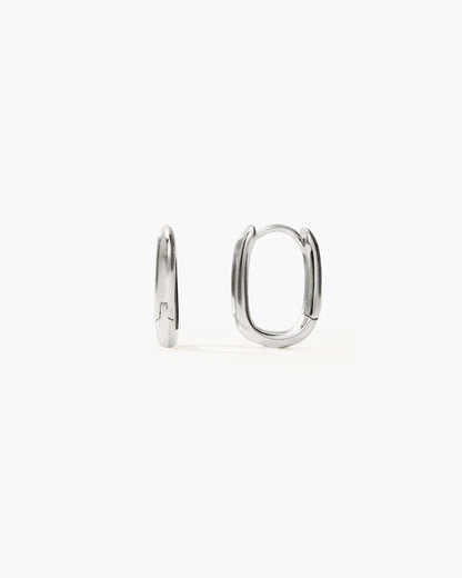 Silver Link Earrings