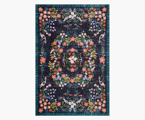 Palais Luxembourg Printed Rug - Navy