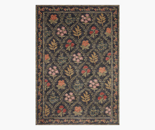 Fiore Hawthorne Power Loomed Rug - Charcoal