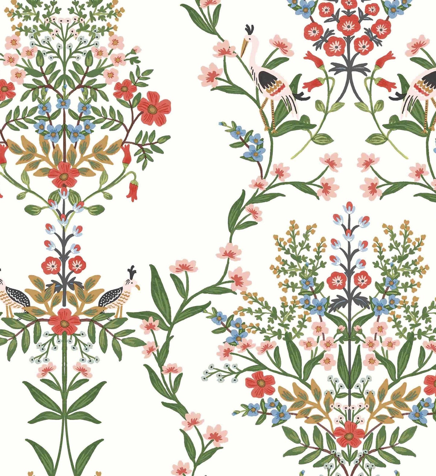 Luxembourg Wallpaper - White Multi