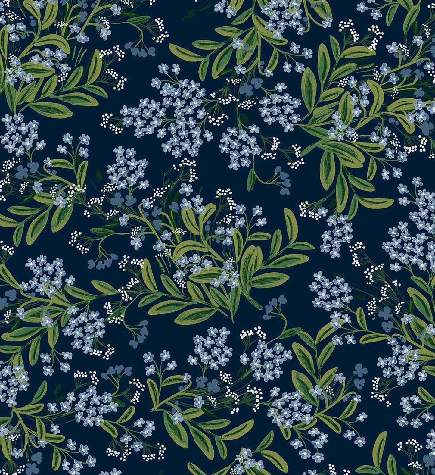 Cornflower Wallpaper - Navy