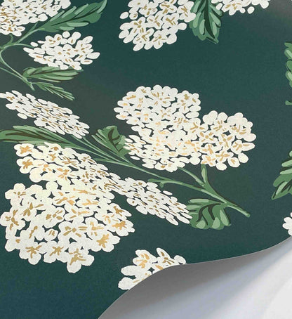 Hydrangea Wallpaper - Teal
