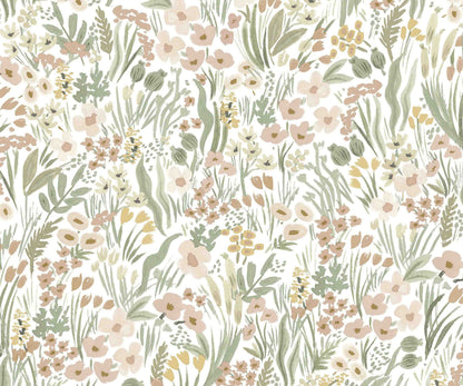 Lea Peel & Stick Wallpaper - Blush