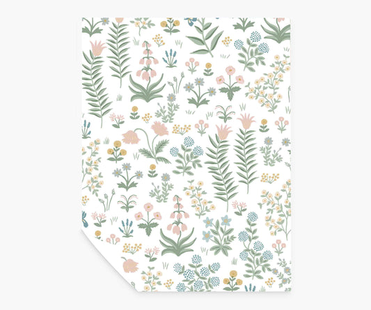 Menagerie Garden Peel & Stick Wallpaper Sample - Blush Multi