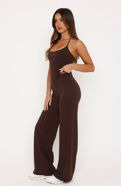 Studio 17 Lila Wide Leg Pants Chocolate